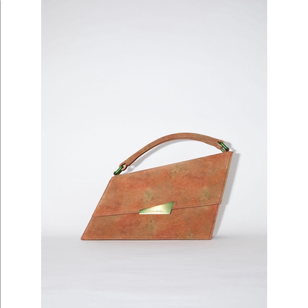 Acne Studios suede distortion handbag